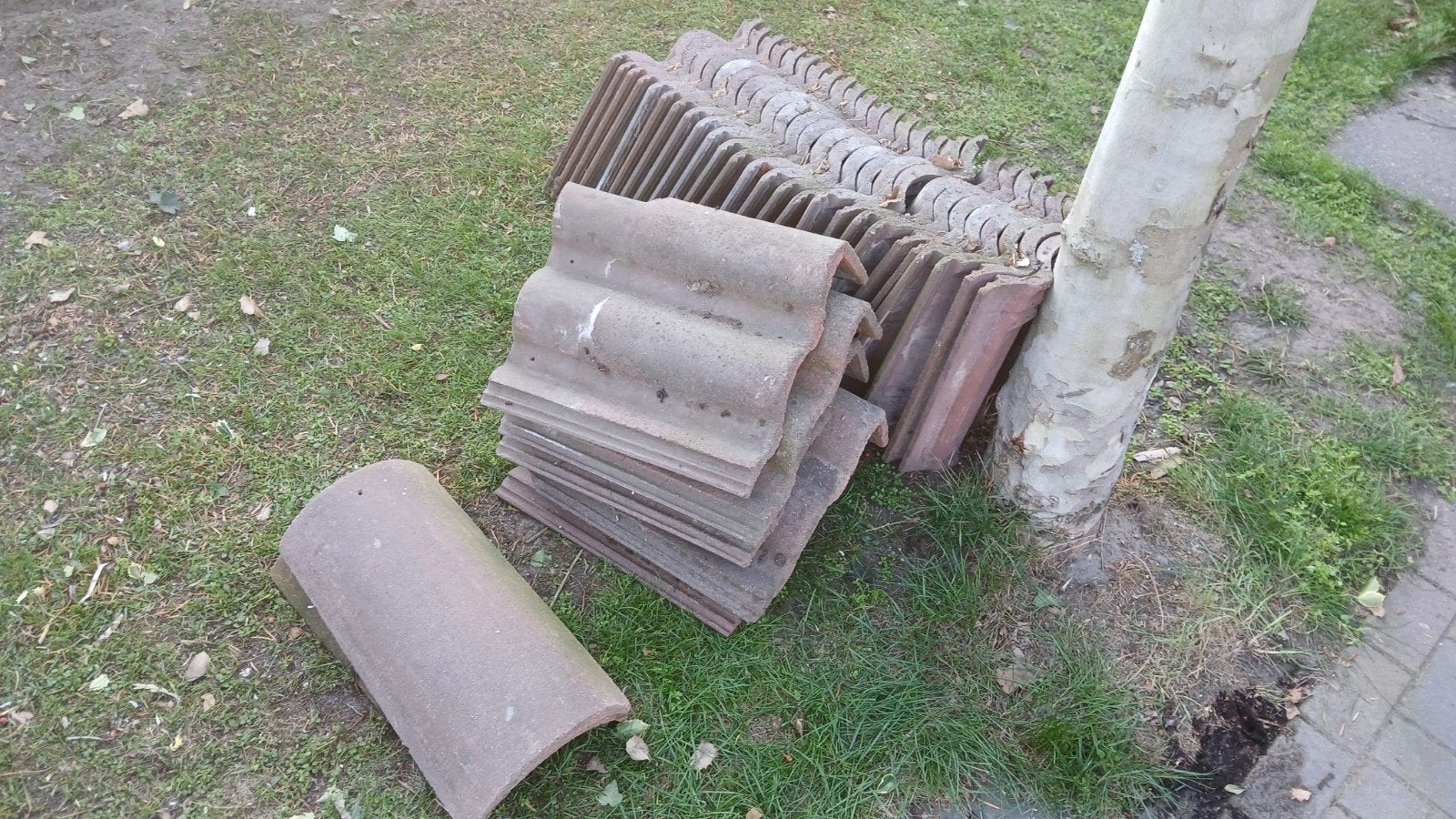 Dakpannen GRATIS, Ophalen