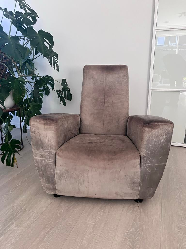 Stoel Longa van Label, Ophalen, Gebruikt, Leer, 75 tot 100 cm