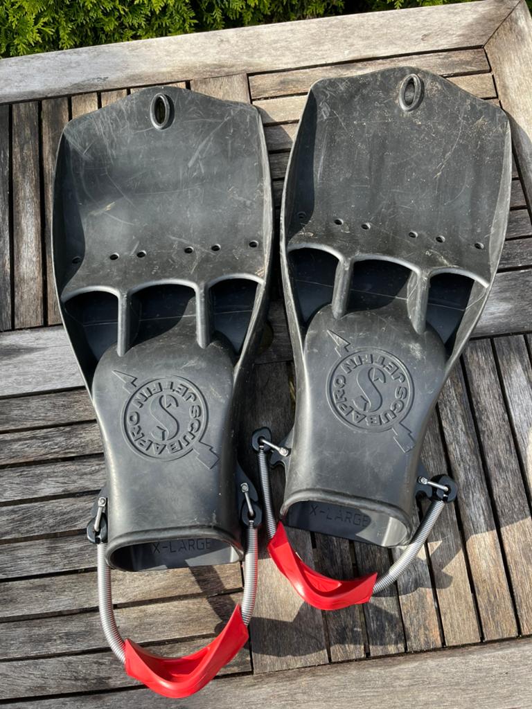 Zware duik vinnen. Scubapro Jet vin. Maat X-LARGE, Ophalen of Verzenden, Nieuw, Zwem- of Duikvliezen