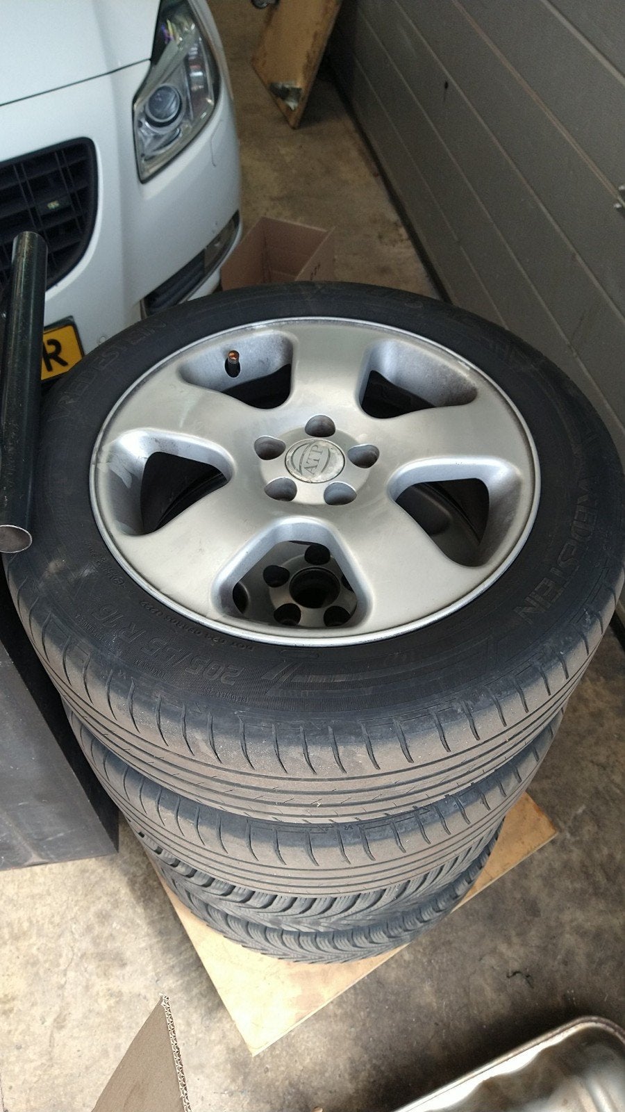 ATP lichtmetalen velgen 16 inch 5x100 ET38, Ophalen, Gebruikt, 16 inch, Banden en Velgen
