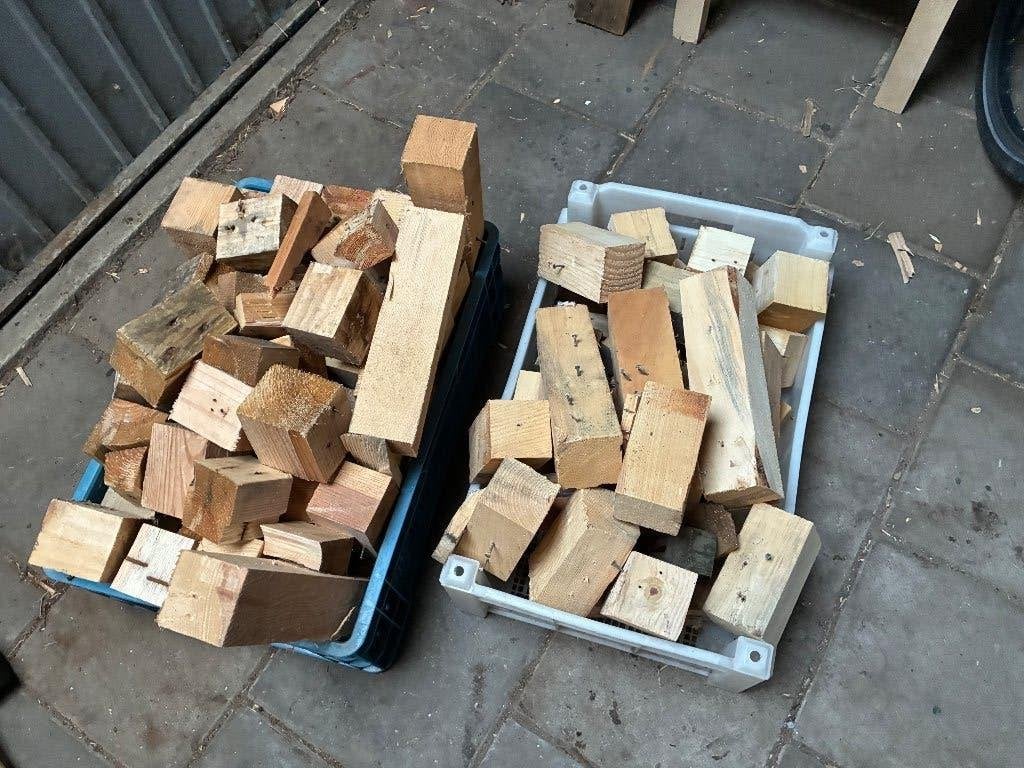 Houtblokken, Minder dan 3 m³, Ophalen, Overige houtsoorten, Blokken