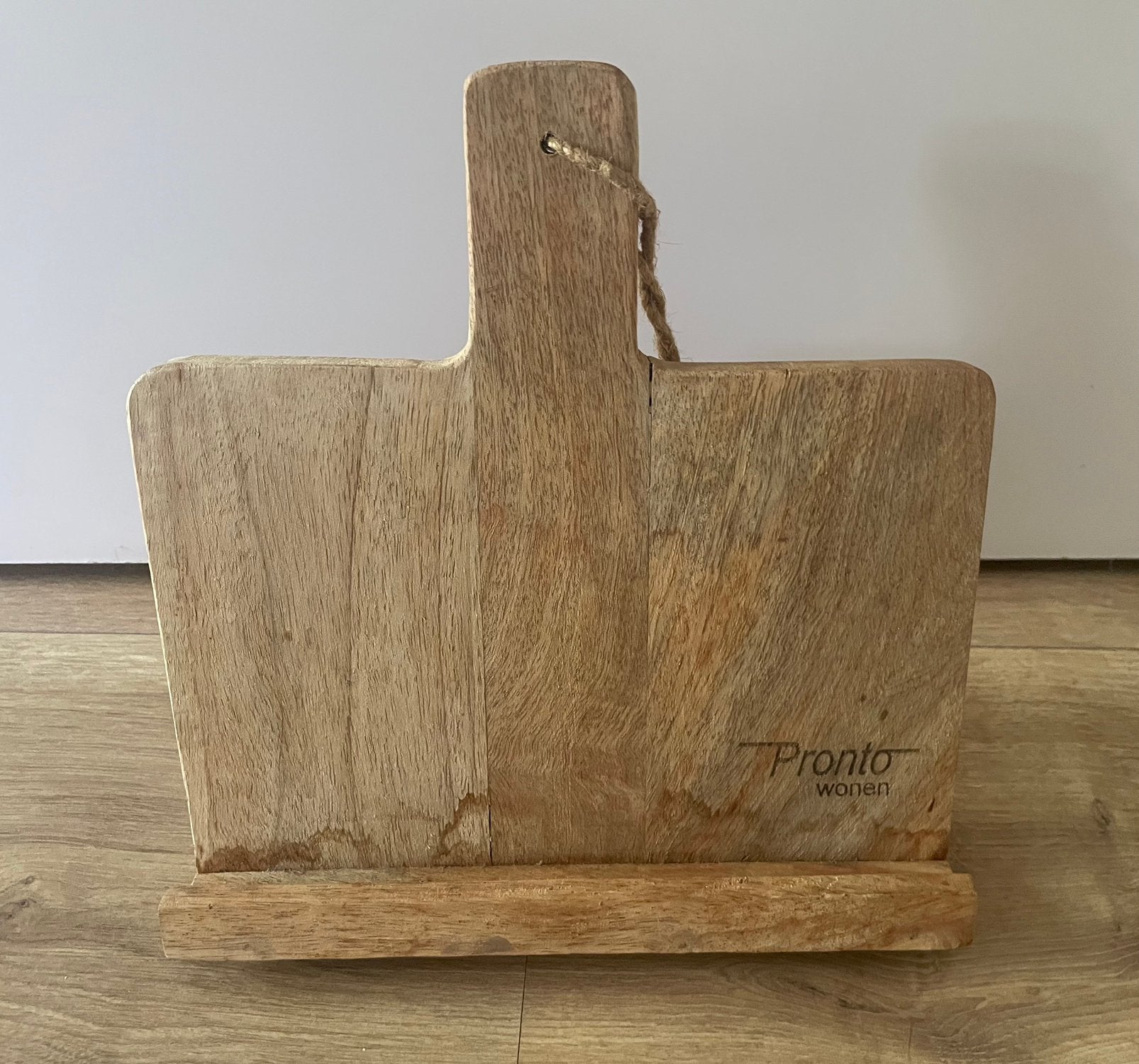 Kookboeken standaard tablet standaard hout, Ophalen of Verzenden, Zo goed als nieuw