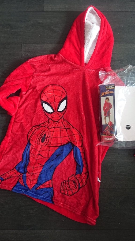 Snuggle Hoodie Spiderman maat 140, Jongen of Meisje, Trui of Vest, Nieuw, Ophalen of Verzenden