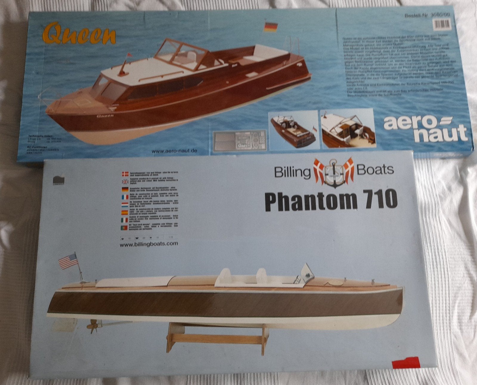Bouwdoos Aeronaut Queen en Billing Boats Phantom, Hobby en Vrije tijd, Modelbouw | Boten en Schepen, Ophalen