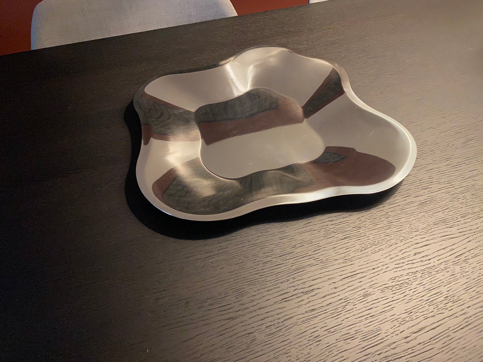 Iittala Alvar Aalto Collection  SCHAAL 504MM ROESTVRIJ STAAL, Huis en Inrichting, Ophalen, Overige materialen, Schaal, Zo goed als nieuw