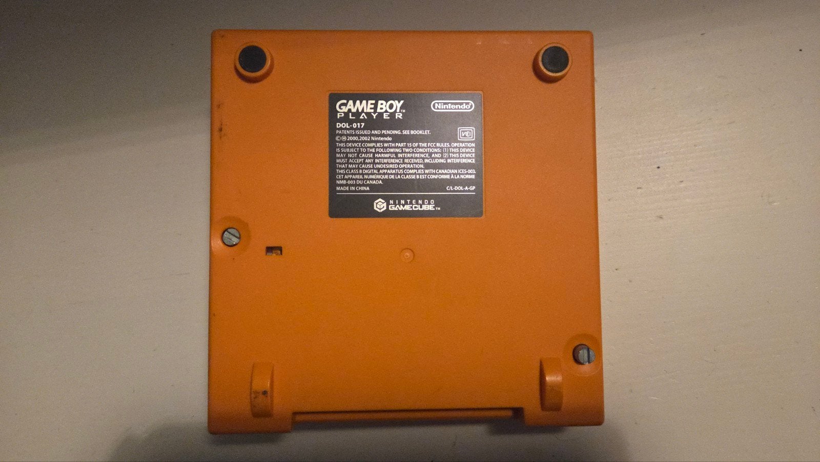 Gameboy Player GameCube (Oranje), Overige kleuren, Ophalen of Verzenden, Zo goed als nieuw, Zonder controller