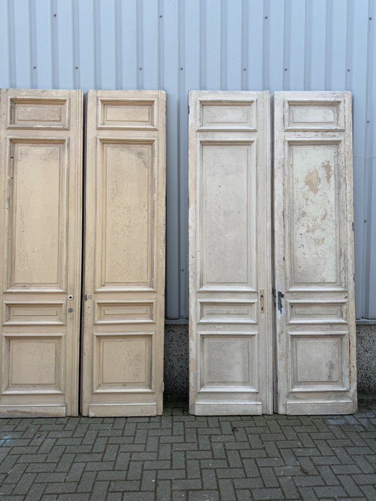 Zeer fraaie antieke ensuitedeuren uit 1860 ( 2 sets), La belle porte, Jurgen.hoogenboezem@gmail.com, Binnendeur, Ophalen of Verzenden