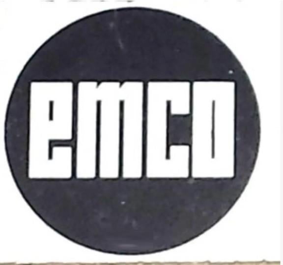 Emco Machine plaatjes. Metaal. draaibanken onderdelen, Doe-het-zelf en Verbouw, Ophalen of Verzenden, Nieuw, Onderdeel