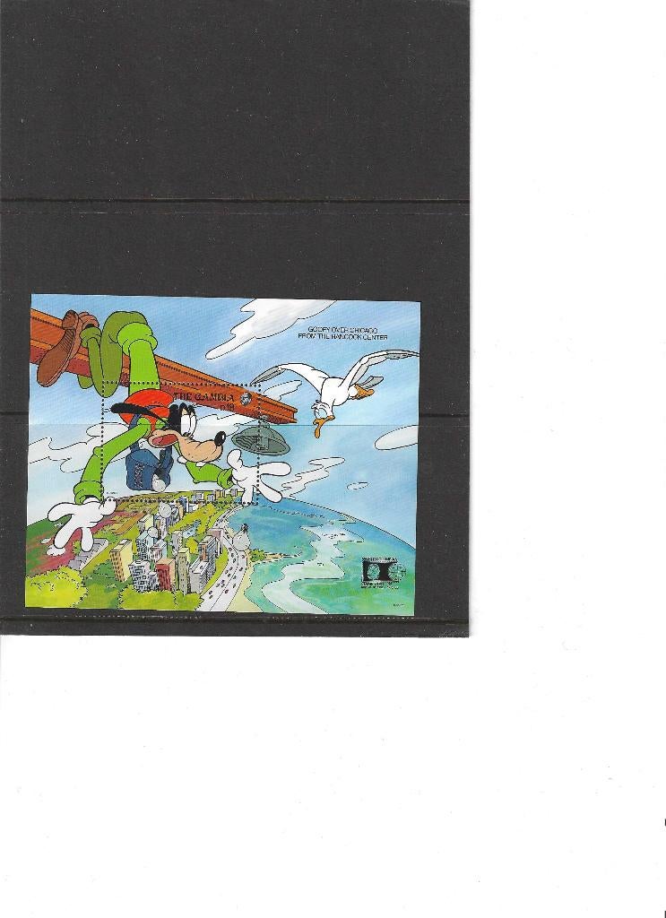 Mi 148 Disney. Gambia. Postfris, Ophalen of Verzenden, Postfris, Overige thema's
