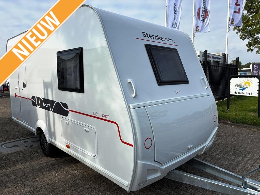 Sterckeman Easy 420 CP MODEL 2027!!, Caravans en Kamperen, Sterckeman, Treinzit, Tot en met 3, 4 tot 5 meter