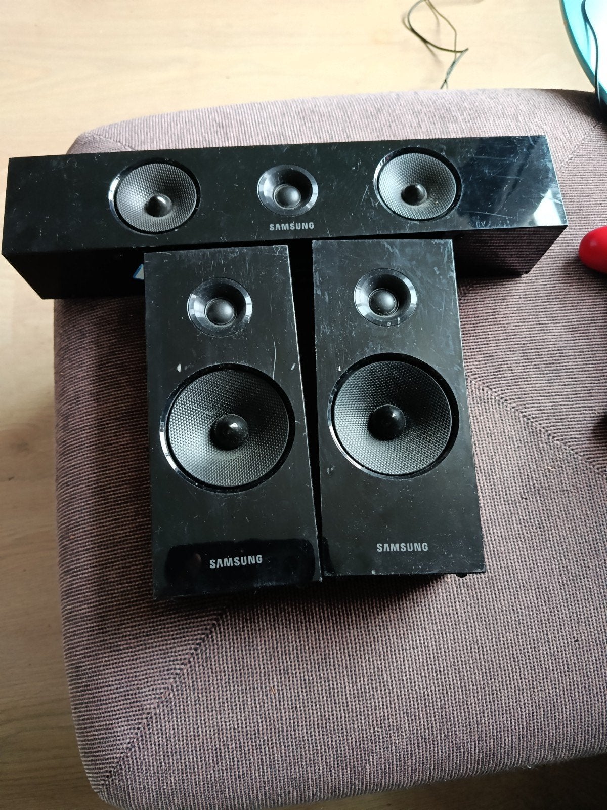 Samsung Speakerset: Center (PS-EC2-1) en Front (PS-ES4-1), Audio, Tv en Foto, Geschikt voor surround/home cinema, Ophalen of Verzenden