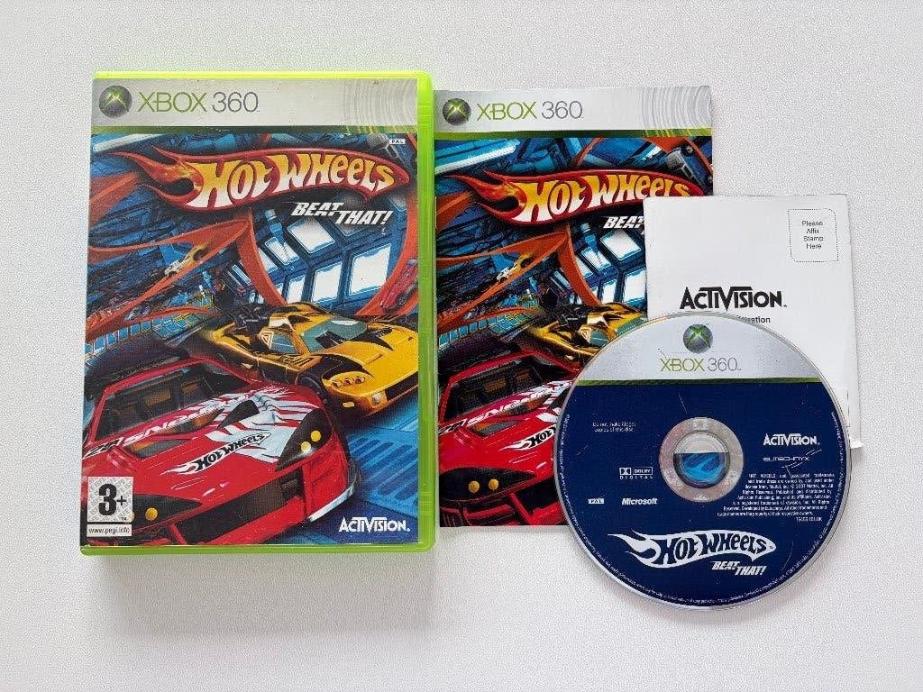 Hot Wheels Beat That! Xbox 360 PAL compleet, 2 spelers, Ophalen of Verzenden, Racen en Vliegen, Vanaf 3 jaar