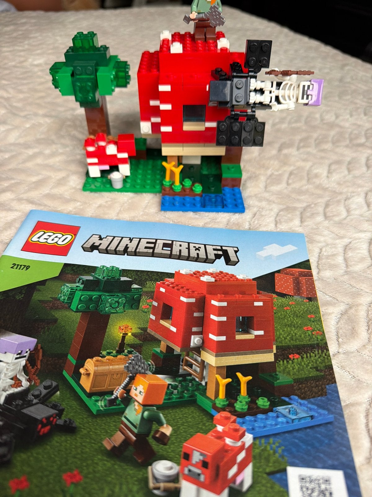 Lego Minecraft De Paddestoelwoning (21179), Minecraft, Lego, Ophalen of Verzenden, Zo goed als nieuw