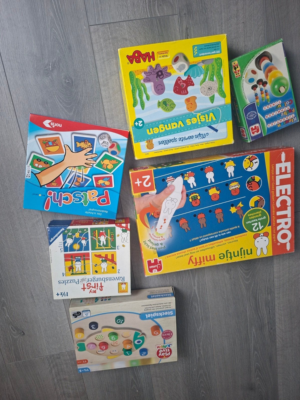 Spelletjes/puzzels 2+, Kinderen en Baby's, Speelgoed | Educatief en Creatief, Ophalen of Verzenden, Zo goed als nieuw