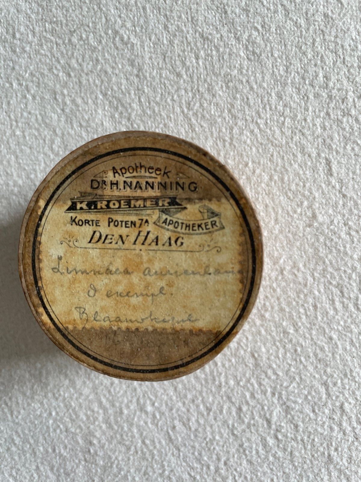 Antieke Apothekersdoos Dr. H. Nanning Den Haag, Antiek en Kunst, Ophalen of Verzenden