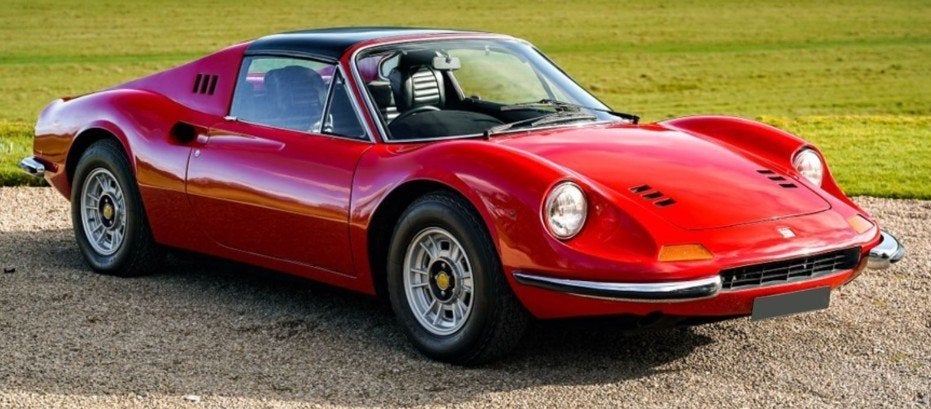 Ferrari Dino 246 GTS Rood 1:18 P18152A1 van BBR PRE-ORDER, Ophalen of Verzenden, Nieuw, Auto, Overige merken