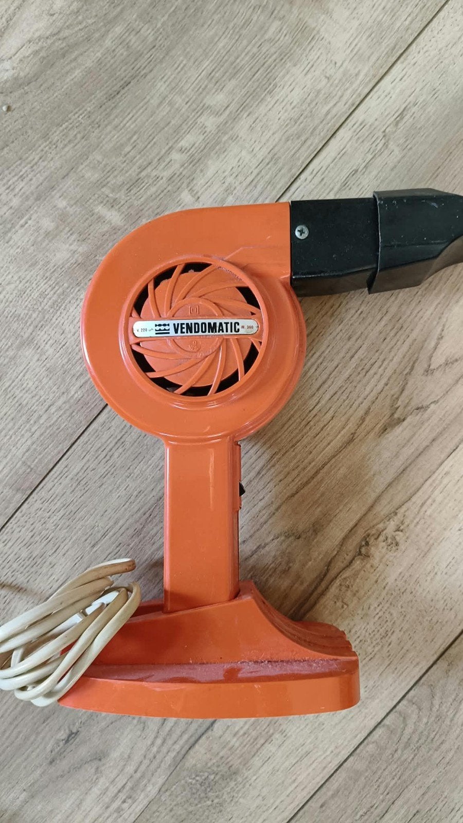 Vintage Vendomatic Föhn H 245 - Oranje, Verzamelen, Ophalen, Persoonlijke verzorging