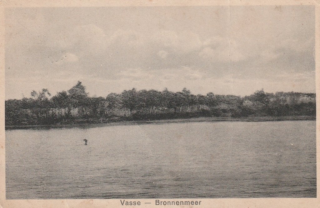 VASSE Bronnenmeer 1937, Verzenden, 1920 tot 1940, Gelopen, Overijssel