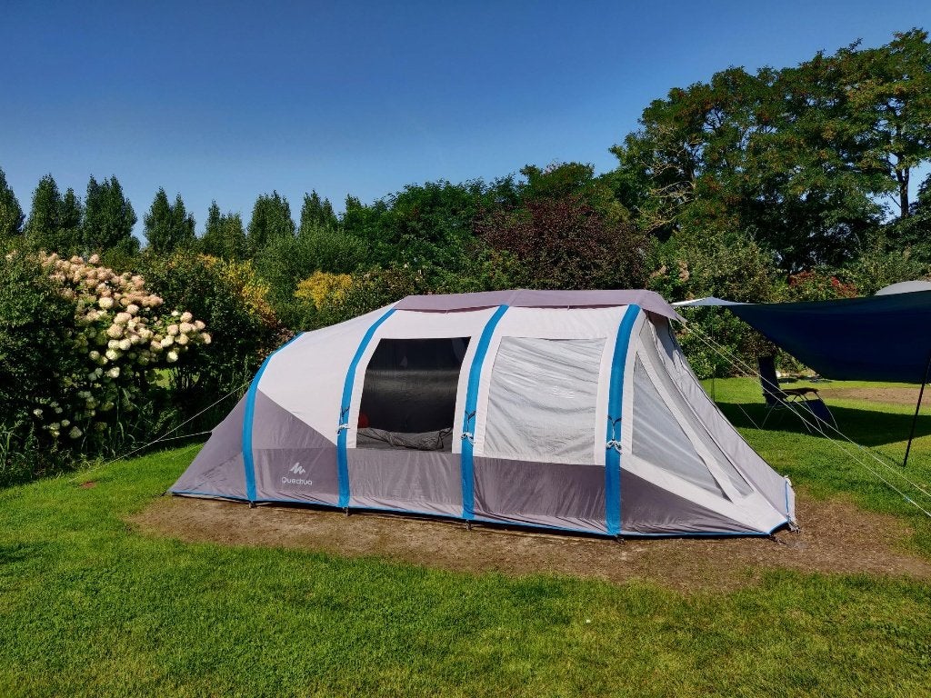 QUECHUA Air Seconds Family 6.3 XL opblaasbare tent, Caravans en Kamperen, Tenten, Ophalen, Gebruikt, Tot en met 6