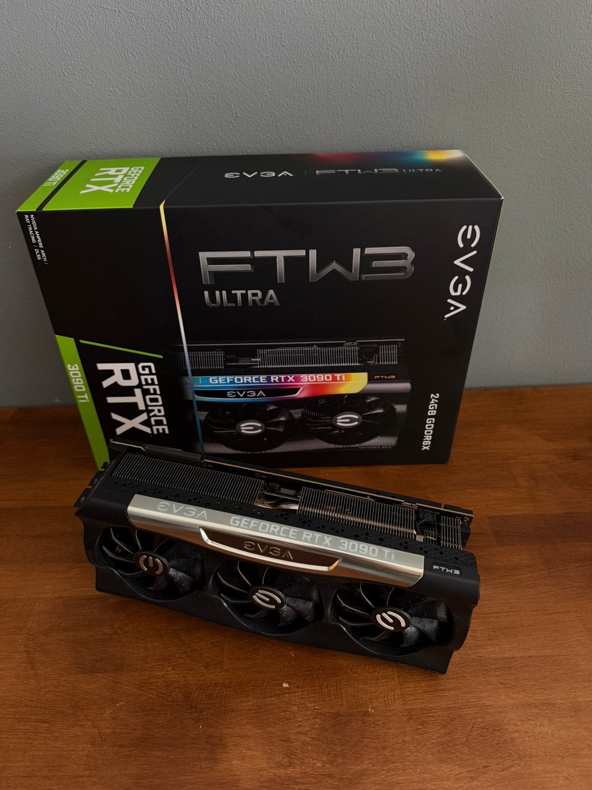 EVGA RTX 3090 Ti Ultra 24GB Videokaart Nvidia, Ophalen, GDDR6, PCI-Express 4, Zo goed als nieuw