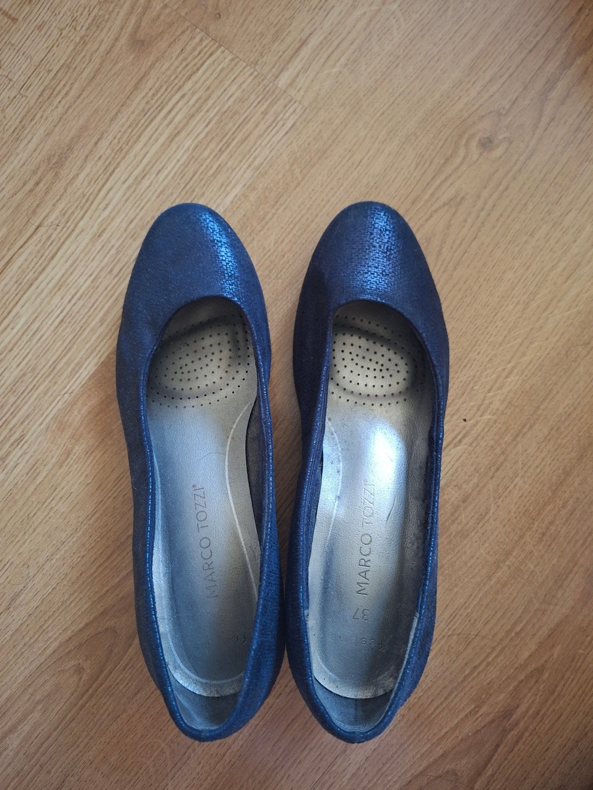 Marco Tozzi Pumps - Maat 37, Schoenen met lage hakken, Blauw, Marco Tozzi, Ophalen of Verzenden