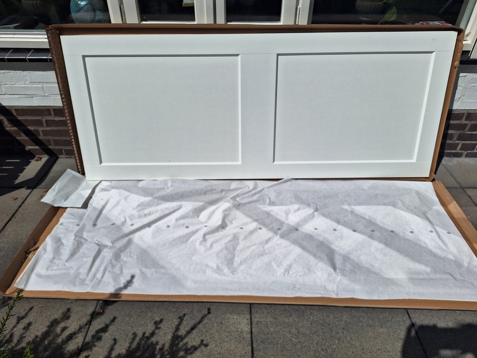 IKEA Grimo Pax kastdeur wit 75x201 cm (nieuw in doos), Ophalen, 200 cm of meer, Nieuw, 50 tot 100 cm
