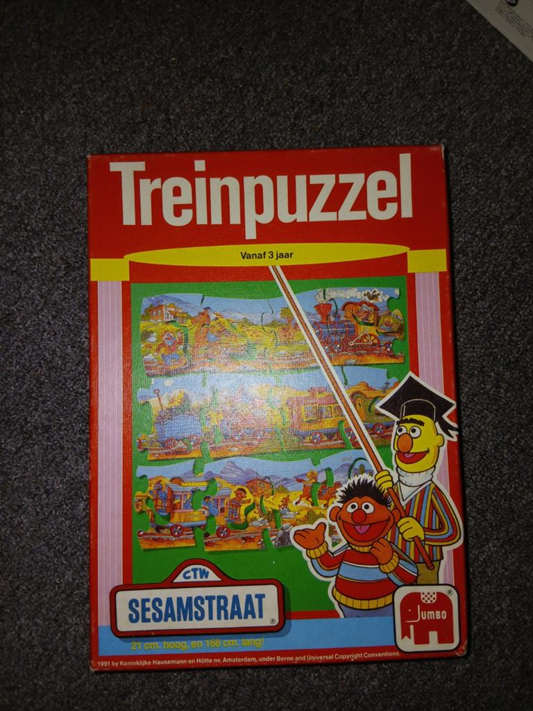 Sesamstraat kinder puzzel, Ophalen, 10 tot 50 stukjes, Gebruikt