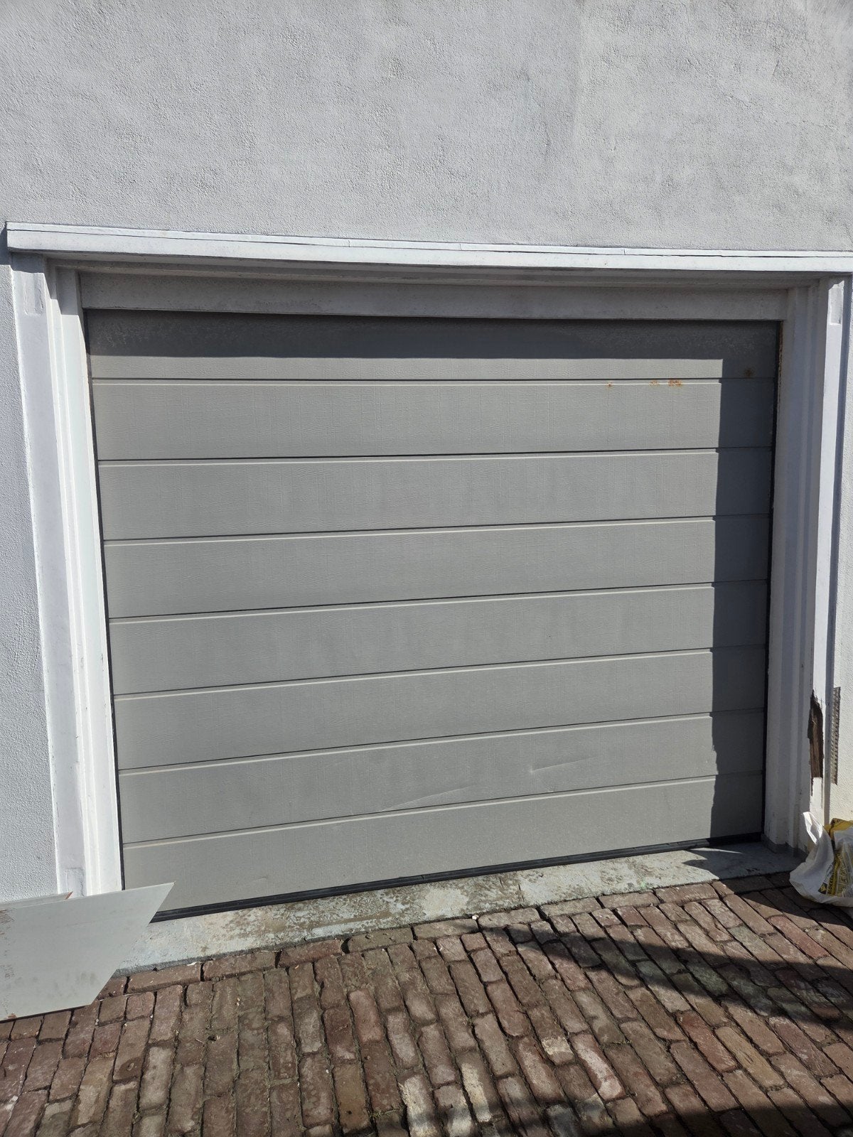 garagedeur electrisch, Doe-het-zelf en Verbouw, Rolluiken, Ophalen, Gebruikt, 200 cm of meer, 200 cm of meer