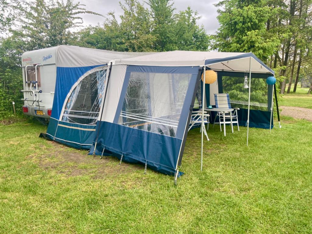 Panorama voortent met luifel omloop 875 (maat 9), Caravans en Kamperen, Ophalen, Gebruikt, Tot en met 4