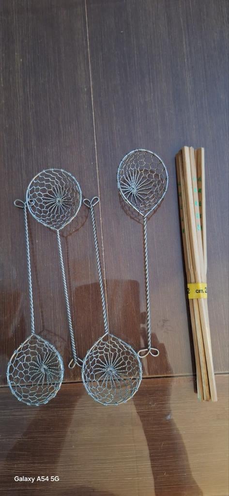 Chinees fondue set met toebehoren, Overige typen, Zilver, Ophalen of Verzenden, Zo goed als nieuw