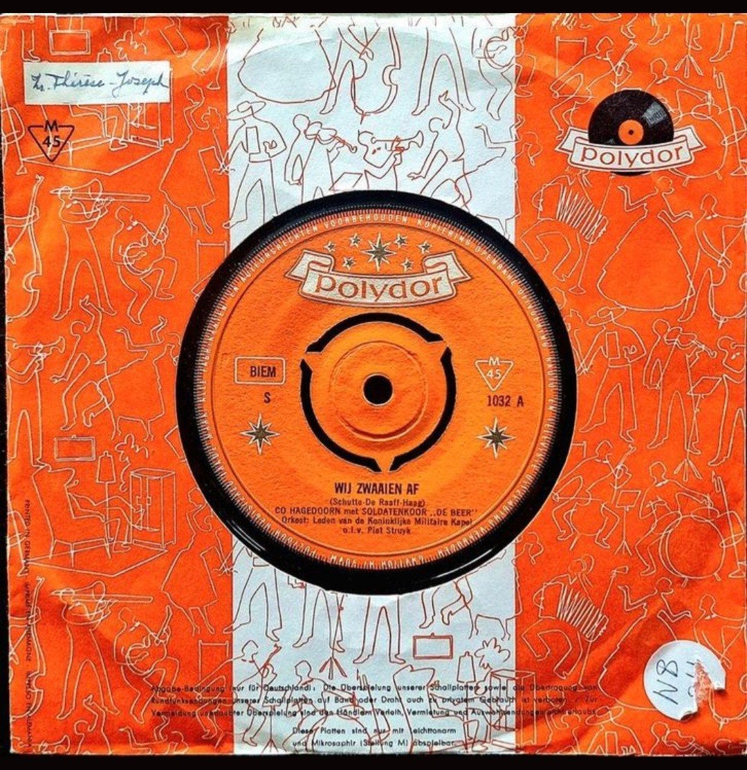 7"/SINGLE  CO HAGEDOORN - Wij Zwaaien Af, Ophalen of Verzenden, Gebruikt, Pop