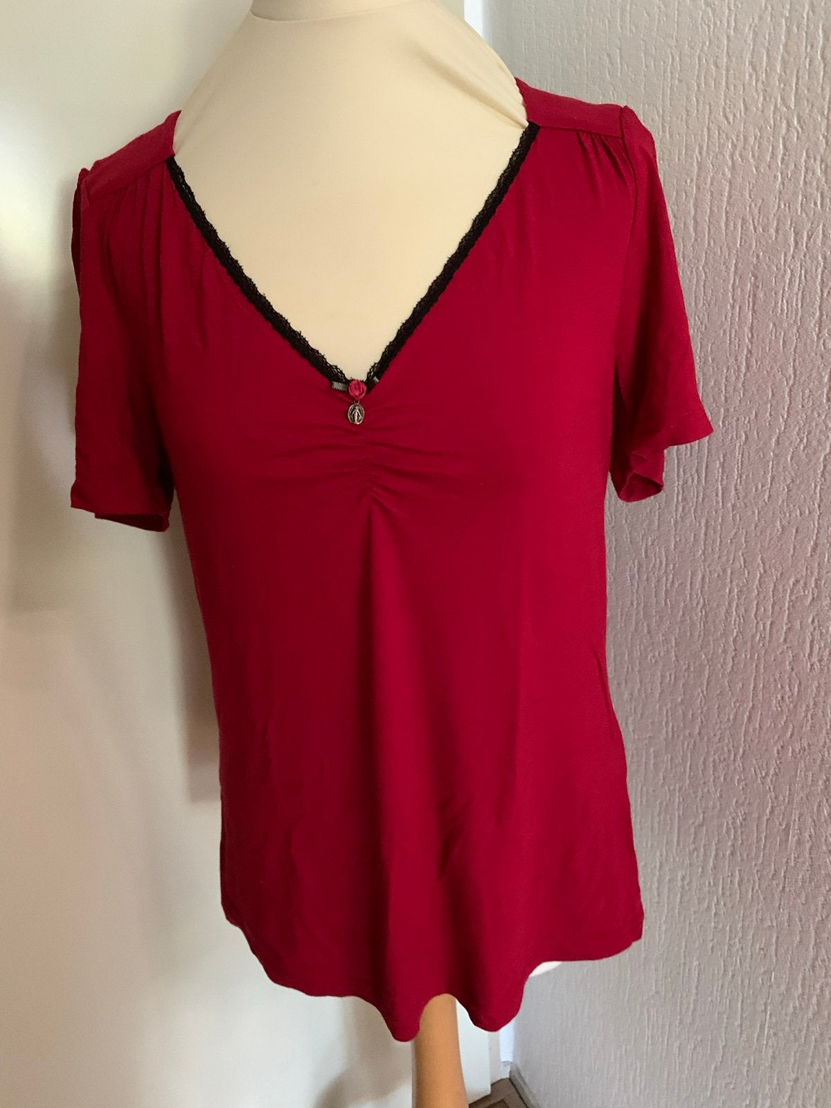 Vive Maria rood T-shirt met korte mouwen, Maat 46/48 (XL) of groter, Nieuw, Ophalen of Verzenden, Korte mouw