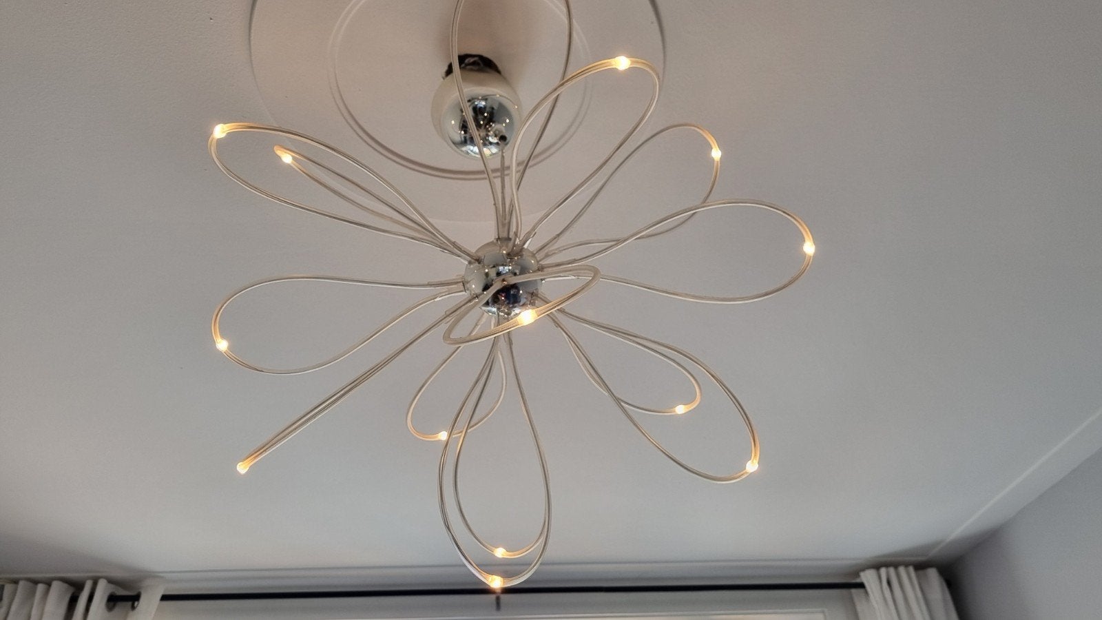 IKEA Onsjo kroonluchter, Ophalen of Verzenden, Zo goed als nieuw, Kunststof, Modern