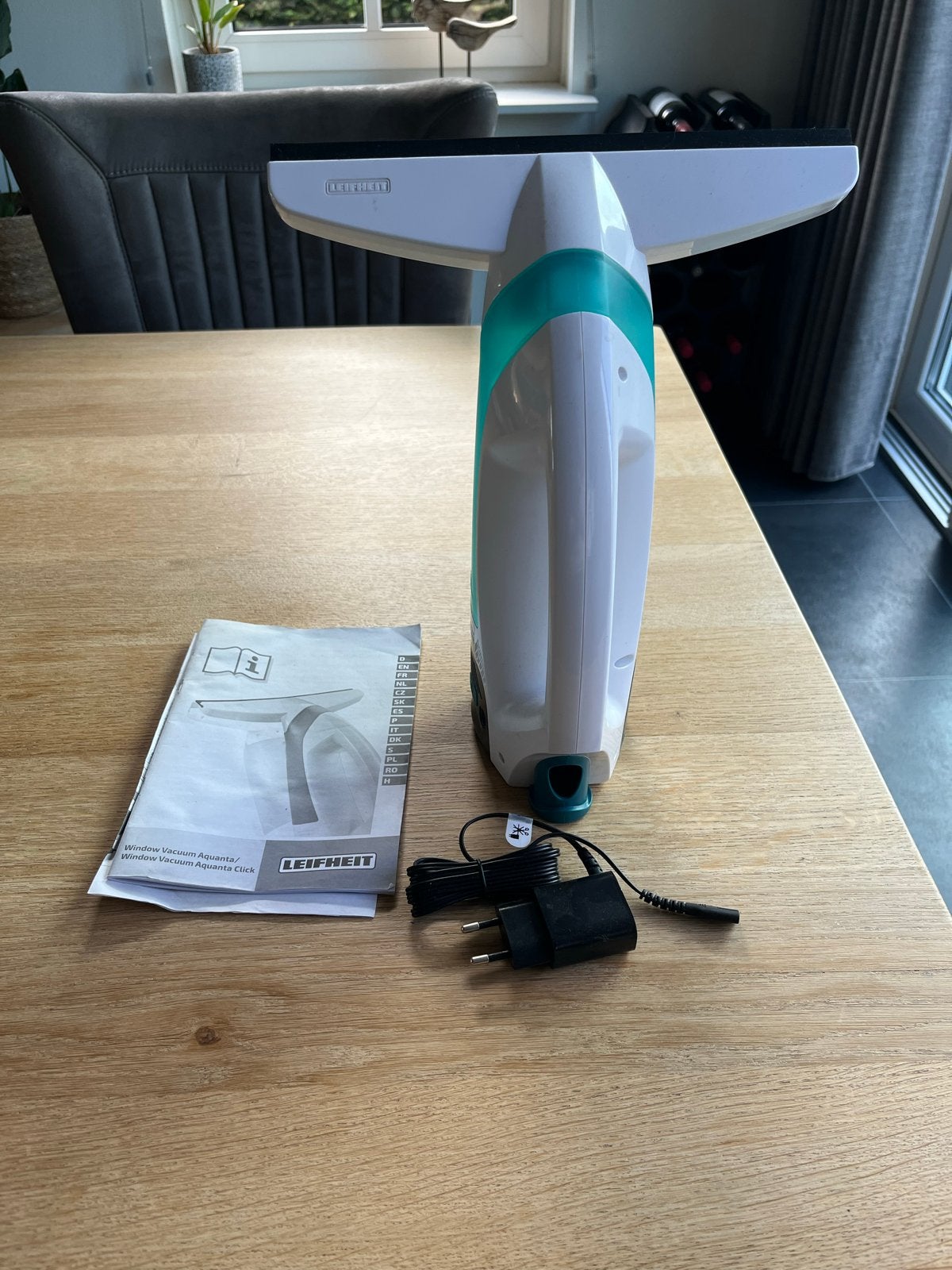 Leifheit Raamwisser Aquanta - Zo goed als nieuw, Ophalen of Verzenden, Raamwisser of Trekker