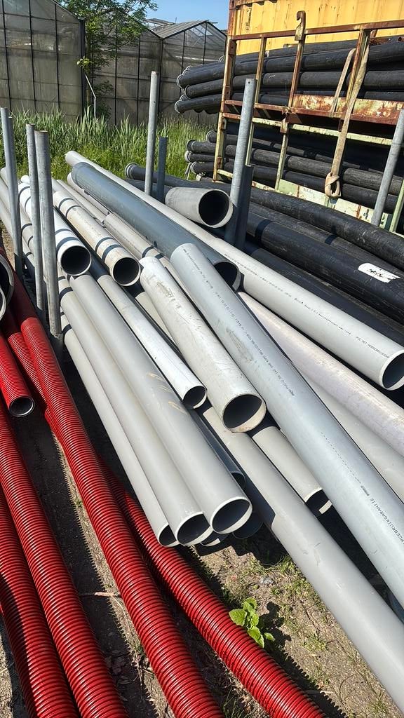 Pvc buizen 125 sn8, Ophalen, Zo goed als nieuw, Rolsteiger of Kamersteiger, 5 meter of hoger