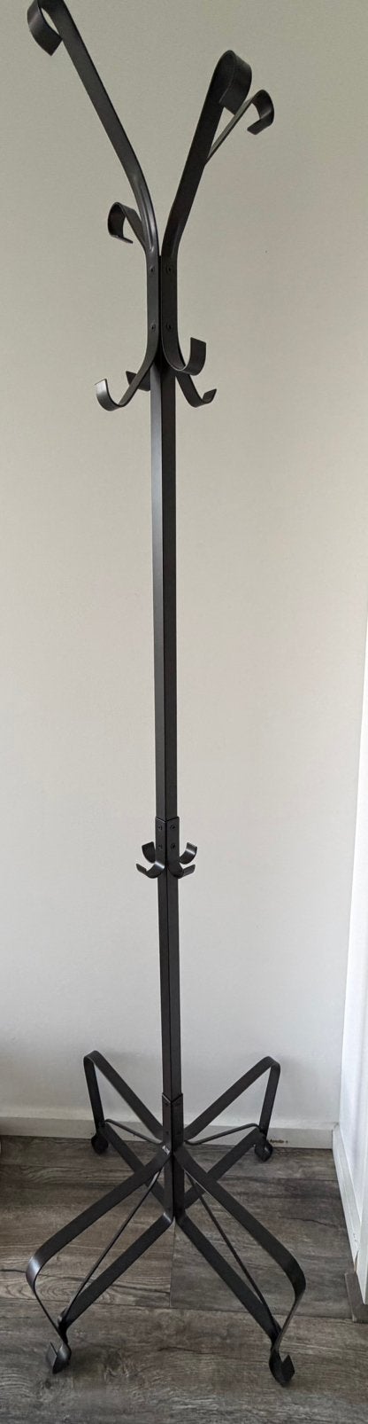 Ikea Portis Kapstok Zwart, Huis en Inrichting, Woonaccessoires | Kapstokken, Ophalen, Gebruikt, Metaal, Staande kapstok