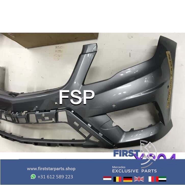 X204 Facelift GLK AMG Voorbumper Mercedes origineel grijs MB, Auto-onderdelen, Carrosserie en Plaatwerk, Gebruikt, -, Voor, Ophalen of Verzenden