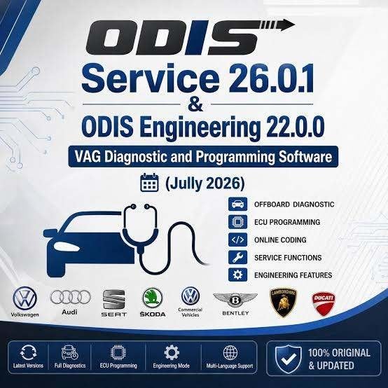 ODIS 26.0.1 + ODIS  Engineering 22.0.0 [2026] Volledig, Auto diversen, Verzenden
