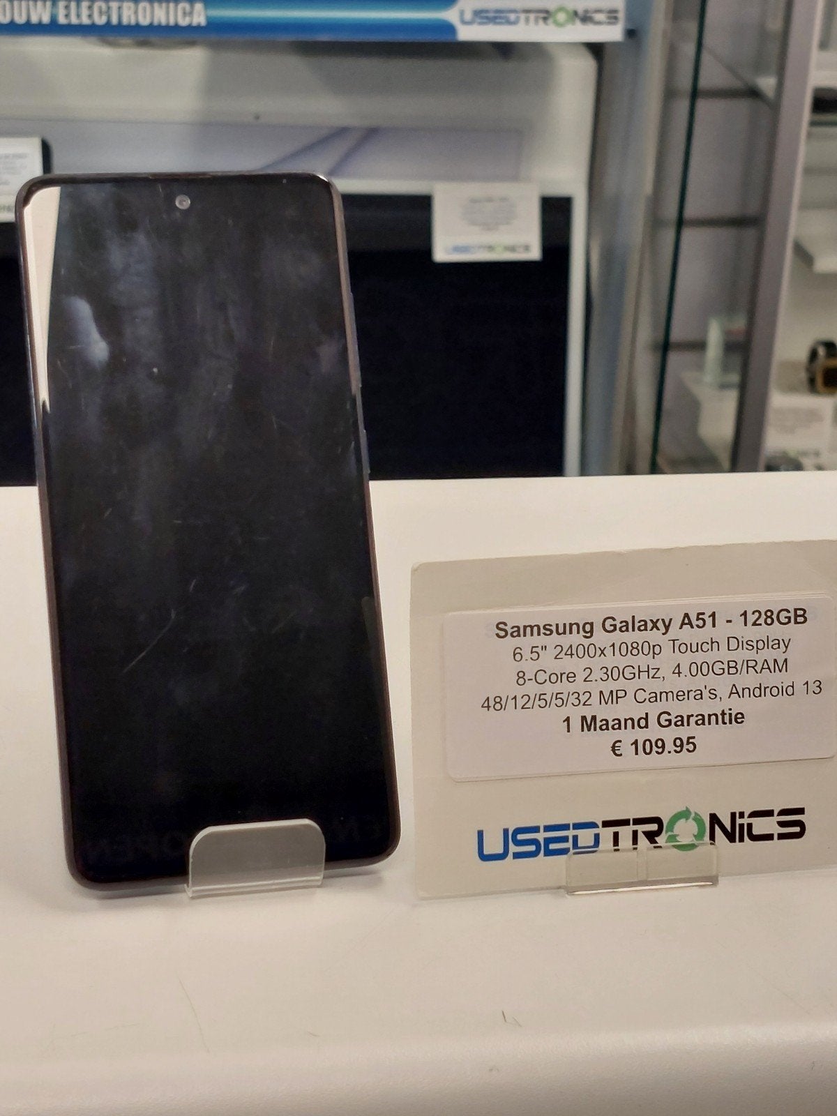 Samsung Galaxy A51 - 128GB - Gebruikt, Gebruikt, Zwart, Touchscreen, Ophalen of Verzenden