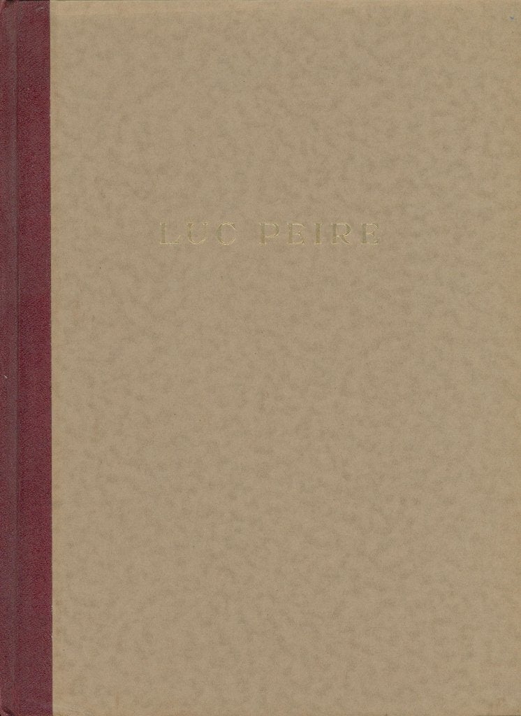 MONOGRAFIE BELGISCHE KUNST LUC PEIRE, 1953, Verzenden, Zo goed als nieuw