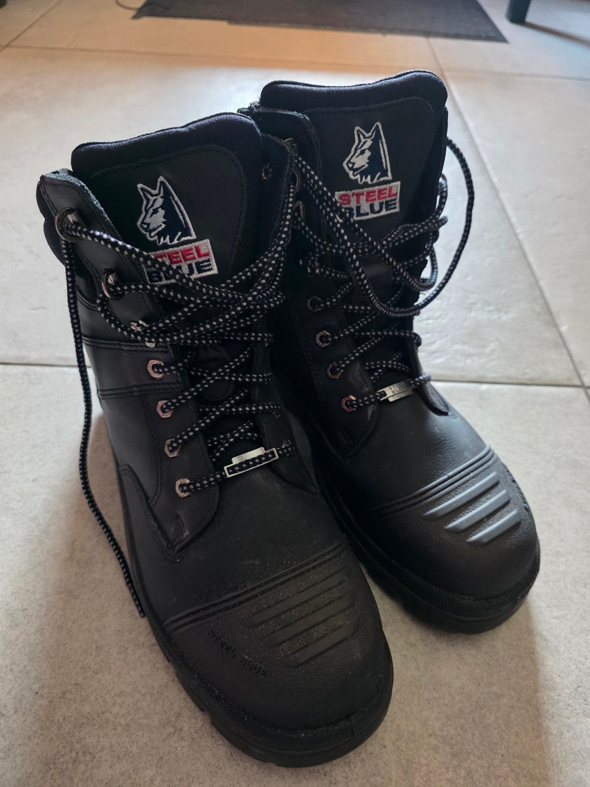 Steel bleu werkschoenen, Ophalen of Verzenden, Zo goed als nieuw, Schoenen