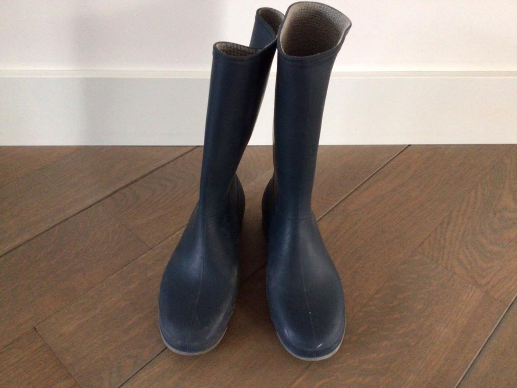 Regenlaarzen kind, Dunlop, maat 34, Ophalen of Verzenden, Gebruikt