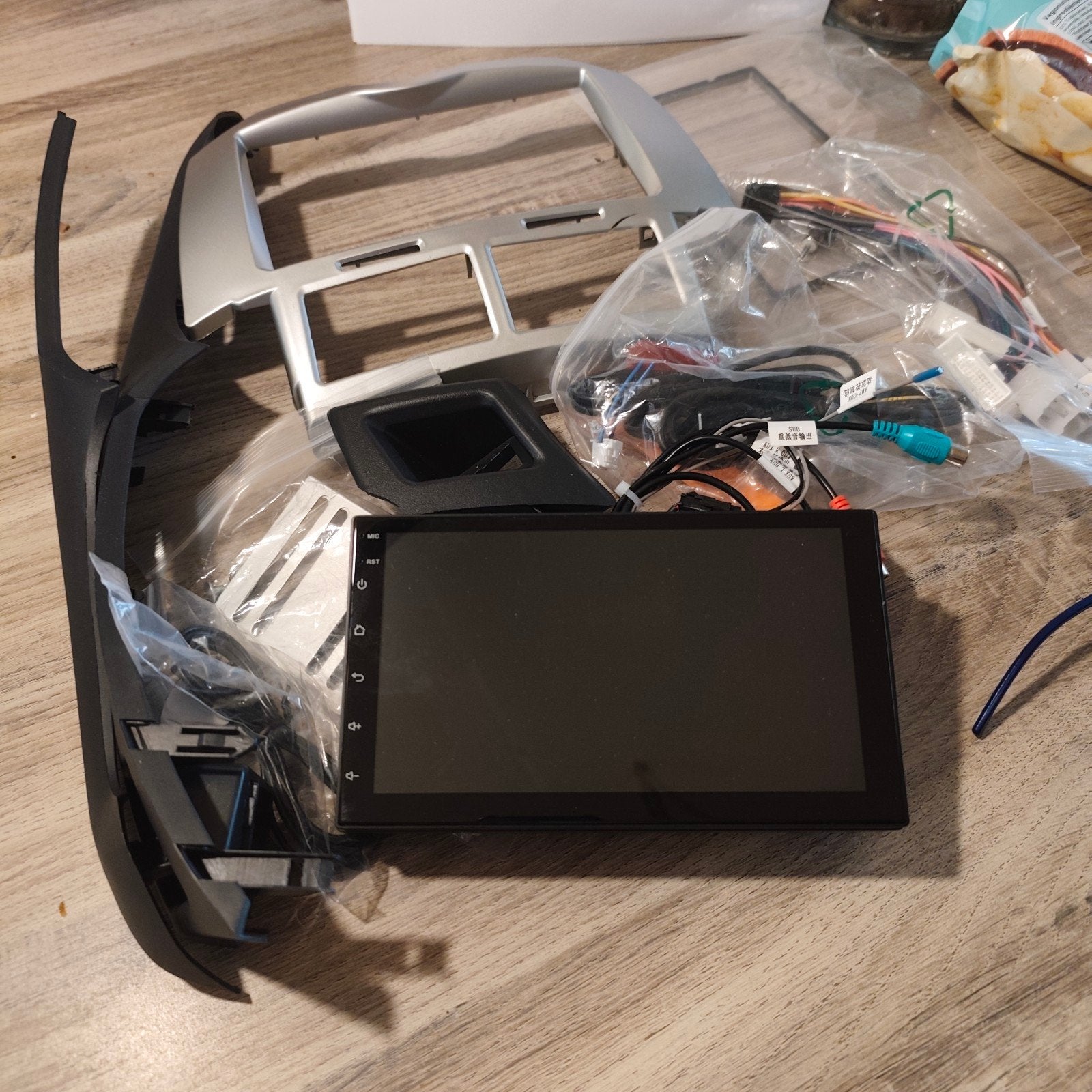 Android radio met inbouwframe voor Toyota Yaris, Ophalen of Verzenden, Nieuw, Overige automerken