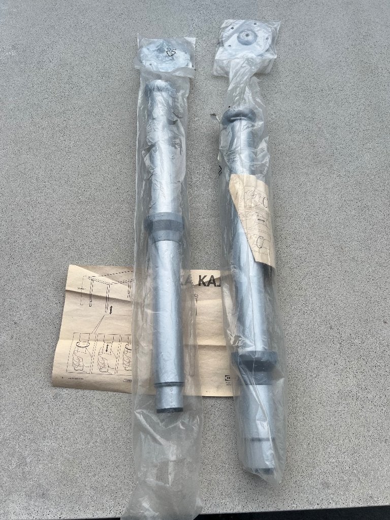 Tafelpoten in hoogte verstelbaar, Minder dan 50 cm, 50 tot 100 cm, Rond, Nieuw