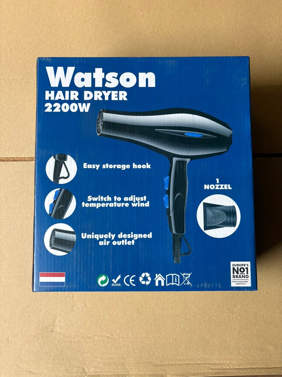 Watson föhn, Ophalen, Nieuw, Föhn of Haardroger
