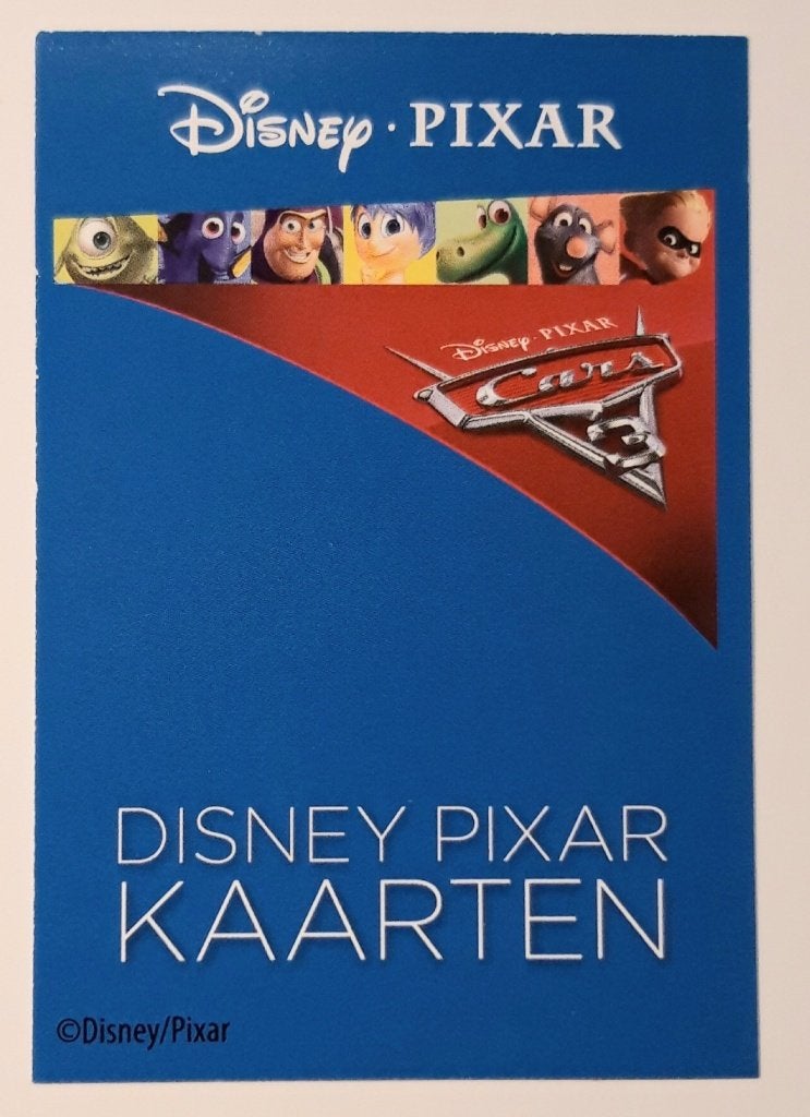 Disney Pixar Kaartjes - Diverse Binnenstebuiten, Cars, Dory