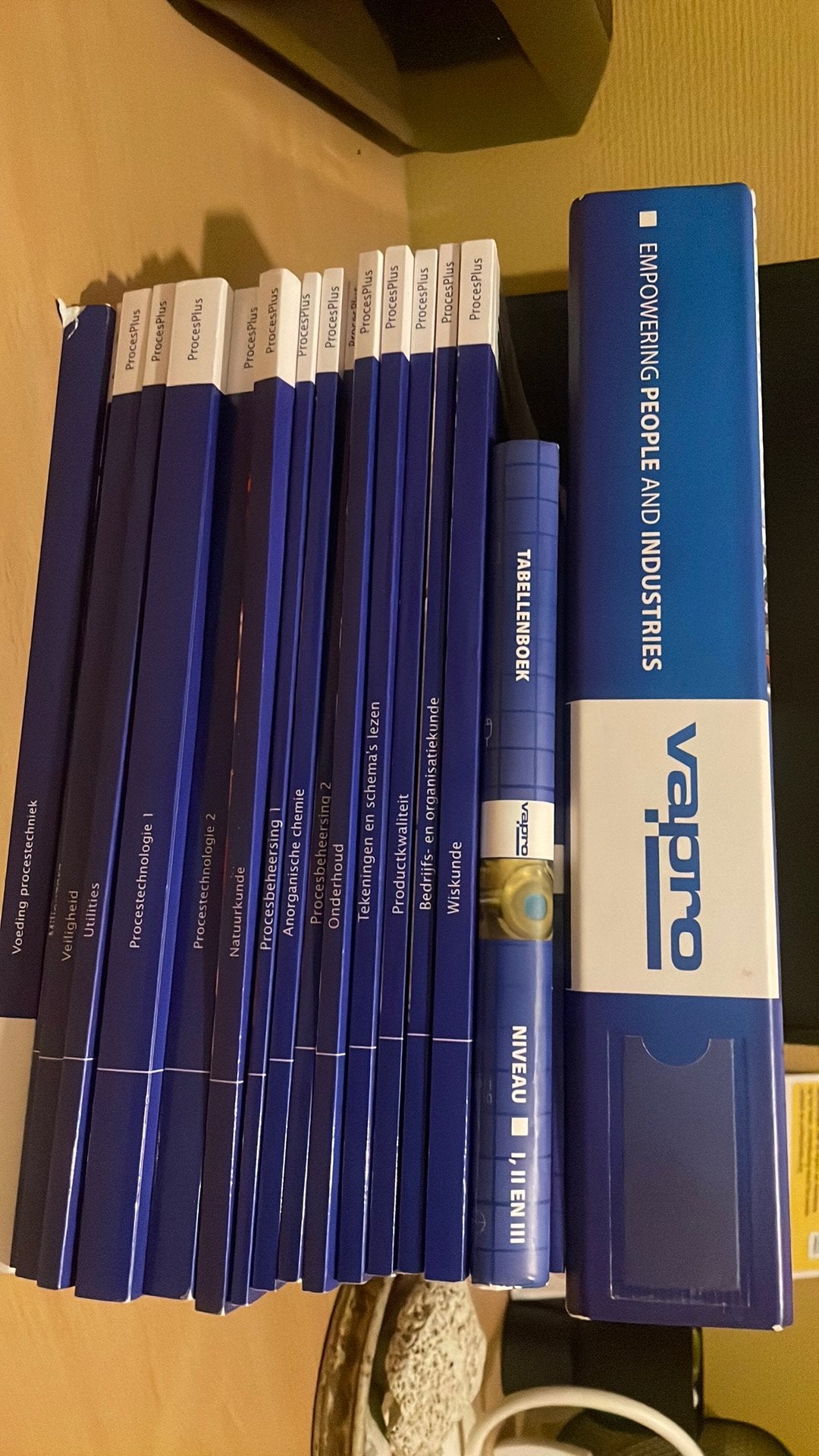 Vapro boeken, Ophalen, Gebruikt