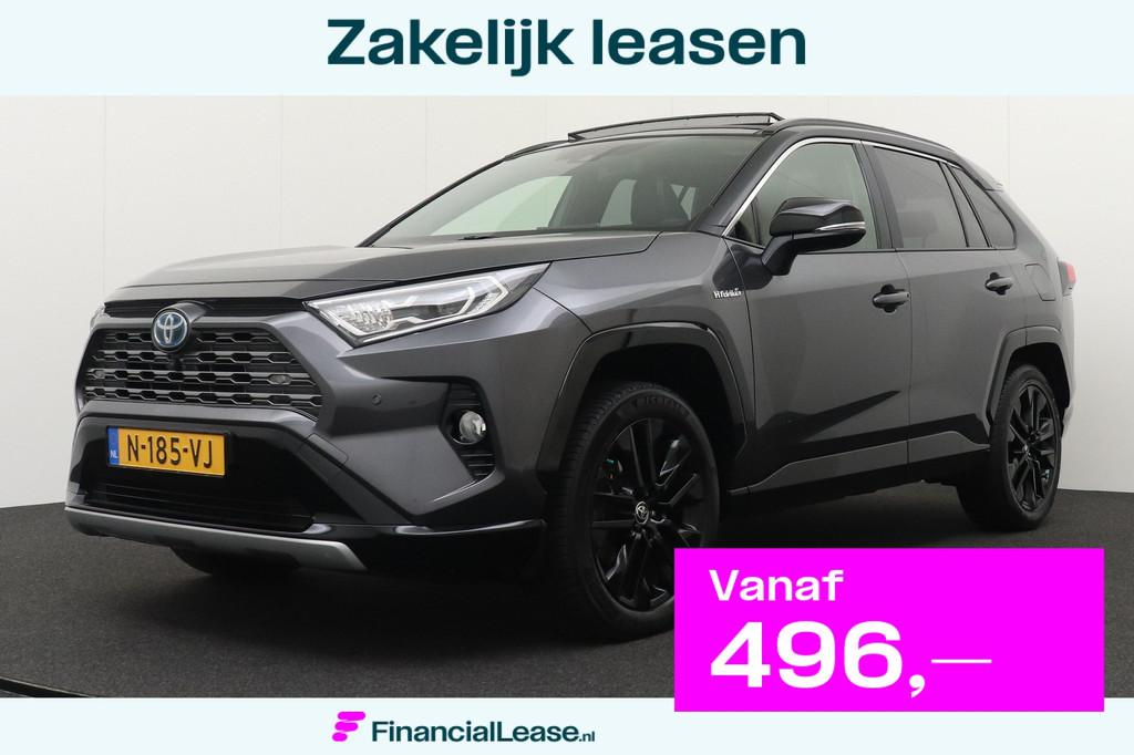 Toyota RAV4 2.5 Hybrid Bi-Tone Pano-dak H-Leder Trekhaak Ada, Gebruikt, 4 cilinders, 2487 cc, Leder en Stof