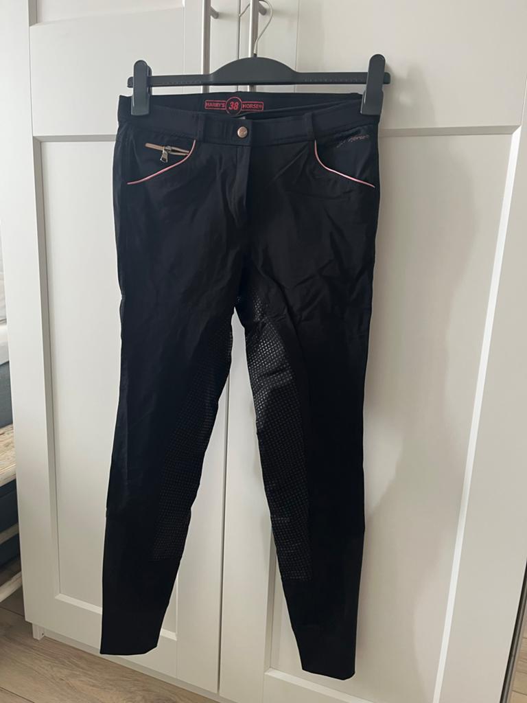 Paardrijbroek zwart, Dieren en Toebehoren, Paardrijkleding, Zo goed als nieuw, Kinderen, Dressuur, Onderkleding