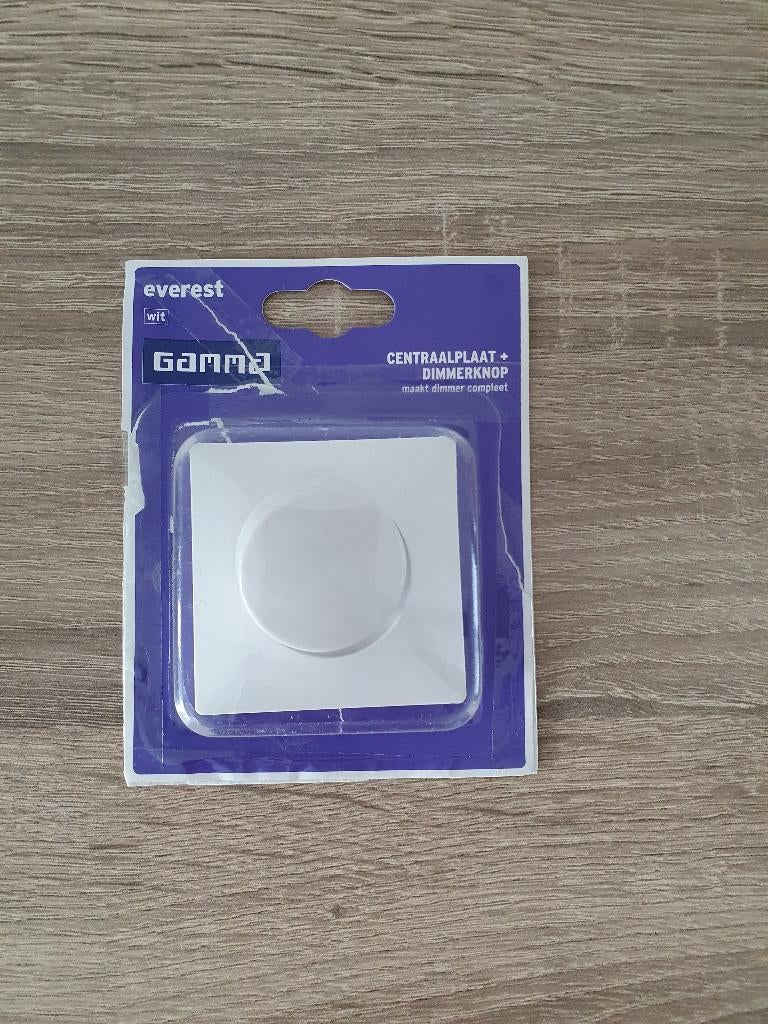 Centraalplaat dimmer wit, Ophalen of Verzenden, Nieuw